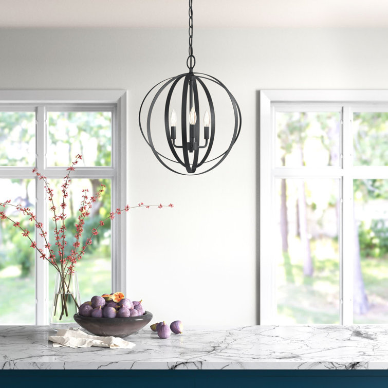 Cueva 3 - Light Dimmable Globe Chandelier