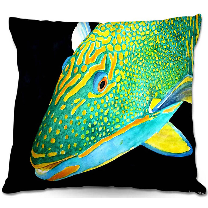 Floral Reversible Throw Pillow, 16" x 16"