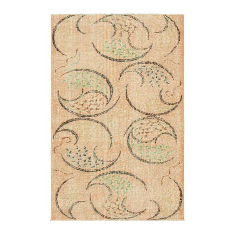 One-of-a-Kind 4'10"X7'7" Hand Knotted Area Rug