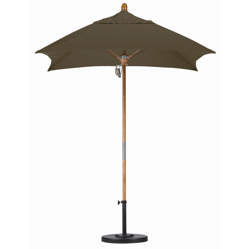  Parapluie Carré De 6', Sunbrella - Cacao