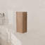 Armoire latérale moderne flottante pour salle de bain avec rangement mural pour petits espaces