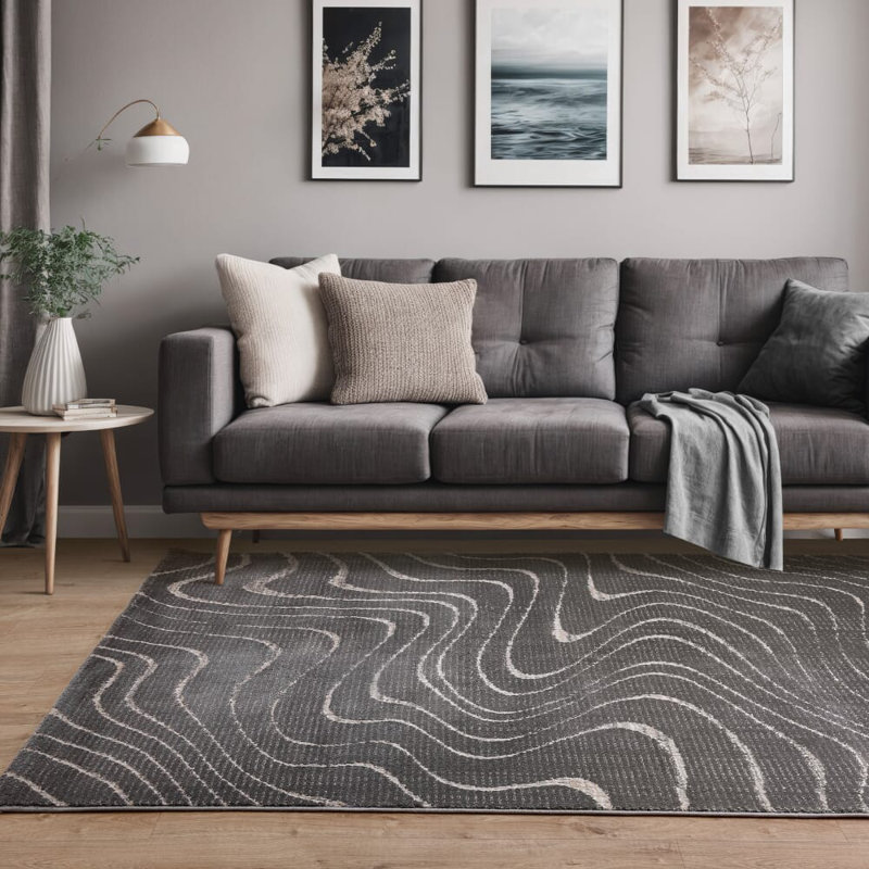 Deral Rectangle Geometric Dhurrie Area Rug, Rectangle 200 x 275 cm