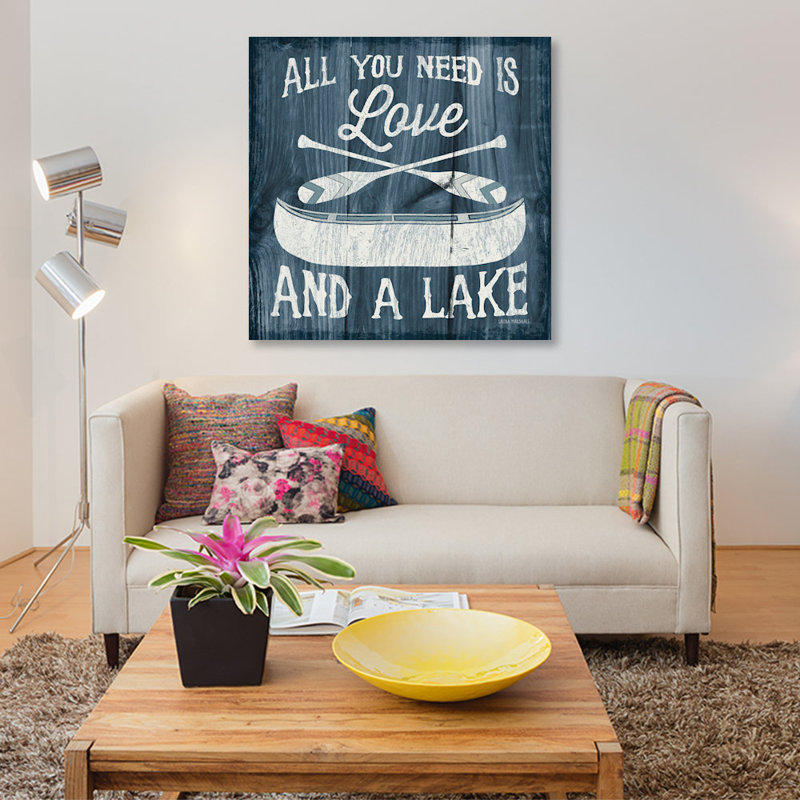 « up north i », reproduction d’impression sur toile tendue, H 37 po x l 37 po x P 1,5 po, Toile tendue, Pas de tapis