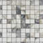 Pinnacle 12 po x 12 po Carreau de mur et de sol en mosaïque de porcelaine grise matte blanche classique (10,76 pieds carrés / caisse) - paquet de 11