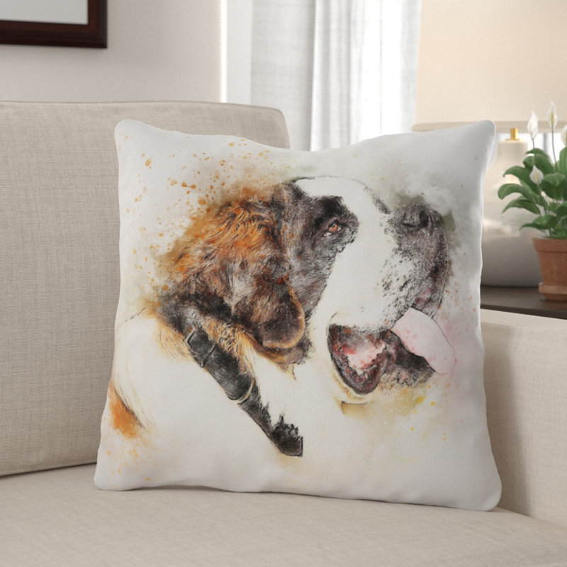 Coussin pour chien Frode, Microsuède, Intérieur