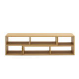 2 Tier Bookcase L-shaped 2 Piece Cube Tv Stand, Free Combination Visitor Room Open Storage Bookcase Shelf