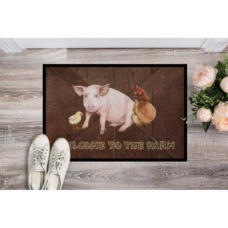 Gastonville Non-Slip Indoor Doormat, Rectangle 2' x 3'
