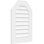 Octagonal Top Surface Mount Non-Functional Standard Frame PVC Gable Vent