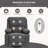 Modern Swivel and Rocking Recliner with Heating and Massage (Dark Gray)-103424037-131762831