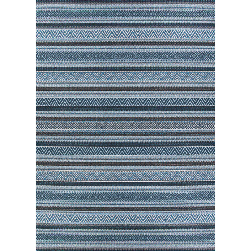 Koski Striped Indoor / Outdoor Rug, Rectangle 2' x 3'7"