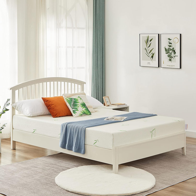 Matelas en mousse viscoélastique gélifiée Harriet Bee, Lit double, 5"