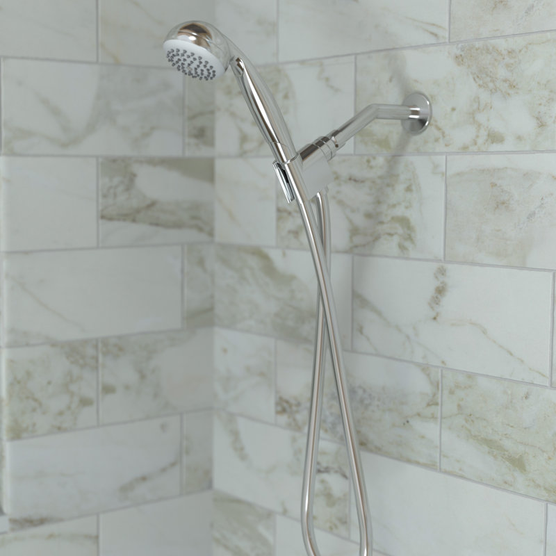 Croma Single Function Handheld Shower Head, Chrome
