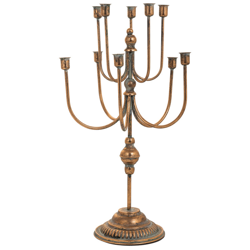 Metal Tabletop Candelabra