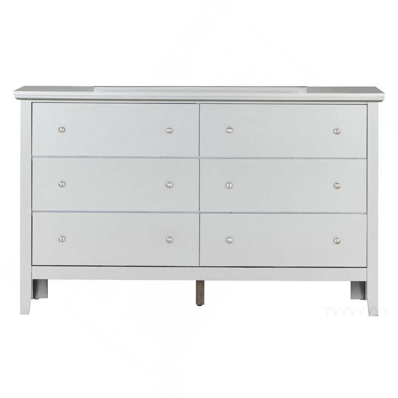 Commode Primo, champagne argenté, Champagne