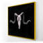 «Skeleton Skulls», art grunge sur toile encadrée-2069995731-2069995821