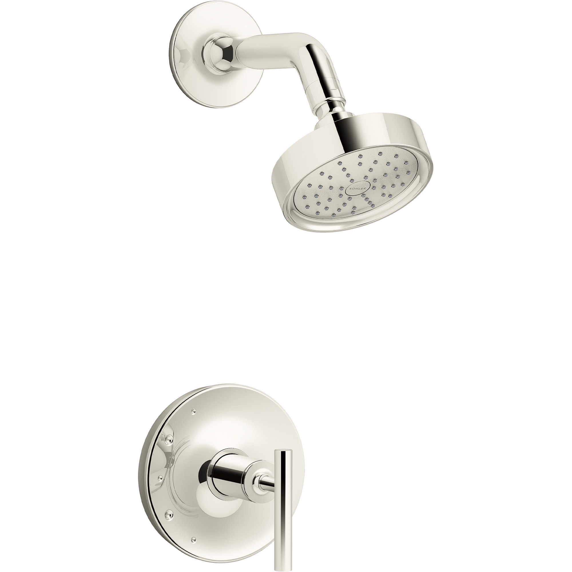 Purist Shower Trim, Vibrant Polished Nickel, Lever Handle