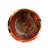 Marbled Resin Bowl in Sunset Palette