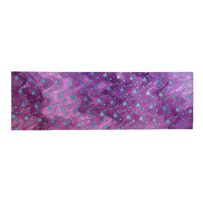 Tapis de planètes et étoiles roses, Tapis de couloir 2 pi 6 po x 8 pi