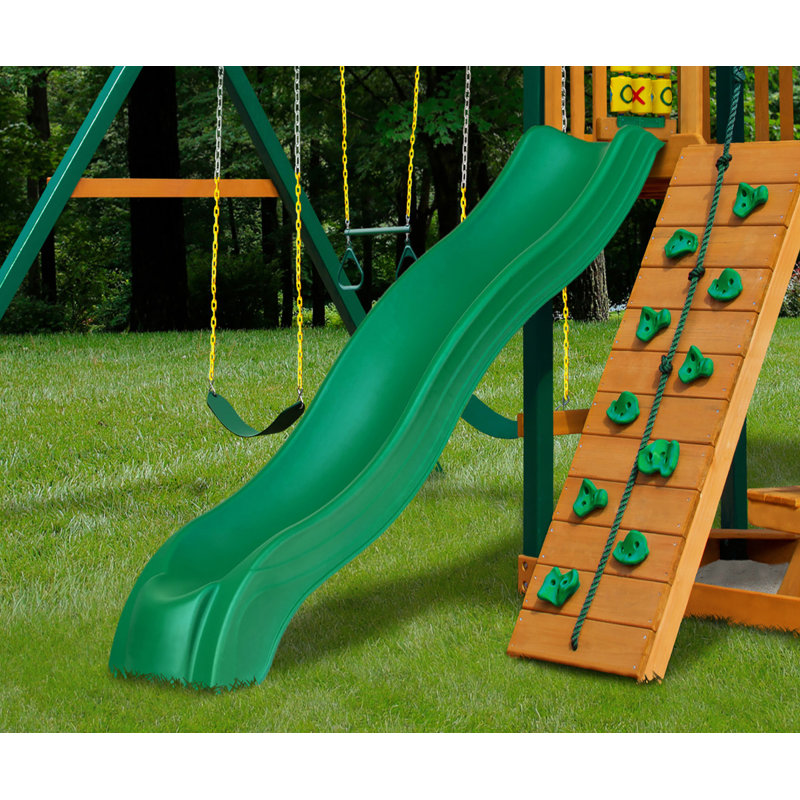 Ready To Build Custom Alpine Wave Slide for 5' Deck, Forest Green
