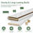  3-Lite 𝗗𝗼𝘂𝗯𝗹𝗲-𝘀𝗶𝗱𝗲𝗱 𝗠𝗶𝗿𝗿𝗼𝗿 Glass Barn Door Sliding Solid Manufactured Wood Interior Doors with Hardware Kit-100511643-126755993