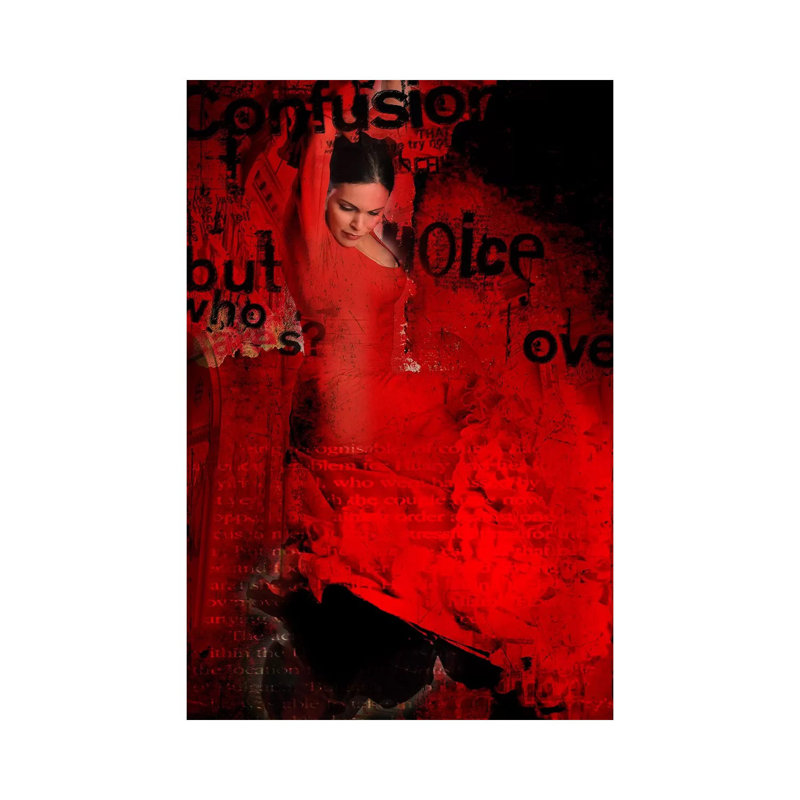 Flamenco 1 Piece Wrapped Canvas Wall Art, 101.6 cm H x 66.04 cm W x 1.91 cm D