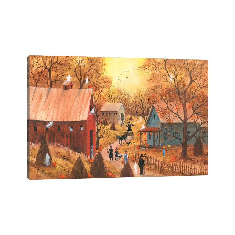 «Trick Or Friate», reproduction d'art sur toile tendue, 18" x 12", Gallery Wrapped Canvas, No Frame