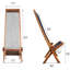 Chaise pliante en bois