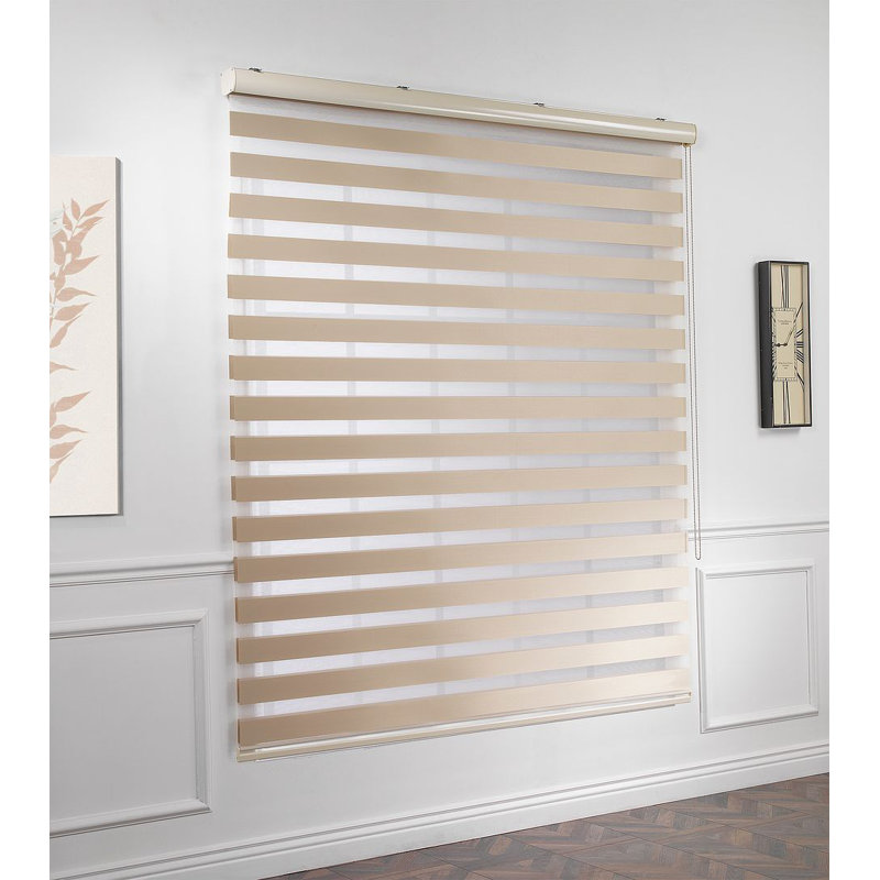 Semi Sheer Roller Shade, Brown, 185cm L x 102cm W