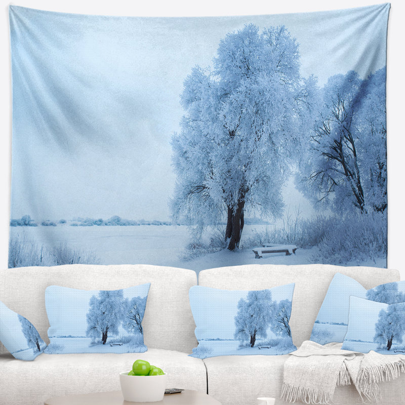 Tapisserie monastery en polyester yuriev avec accessoires suspendus inclus, H 68 po x l 80 po