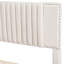 Lit plateforme double tapissier double avec 2 tiroirs et lit gigogne, beige, tête de lit classique, fabrication robuste en contreplaqué, maximisant l'espace dans la chambre à coucher, pratique pour assembler la taille stable et le contreplaqué, augmentant