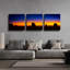 « Lever du soleil dans la vallée », triptyque mural de Jonathan Ross, 78 po x 26 po-226043388