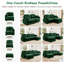 Canapé modulaire de 4 L avec chenille douce, conception, courbe ergonomique et repose-pieds modulaire en chenille, plis-374412964-374412967-374412963