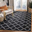 Tapis géométrique tissé à la main 80% laine, 20% coton Rodgers-1809902023