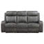 Ensemble de canapé inclinable 2 pièces Traie gris