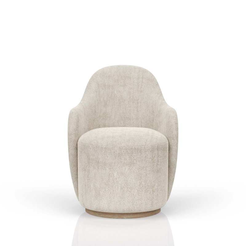 Cocoa And Swivel Barrel Chair