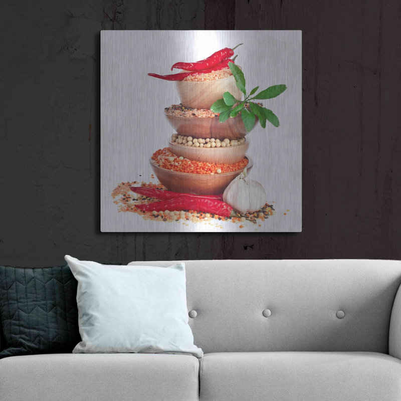 «Spice of Life», art mural en métal, H 36 po x l 36 po