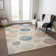 Machine Washable Indoor/Outdoor Xhevrie Ivory Rug