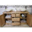 Wilsmere 1430mm Double Bathroom Vanity with Vessel Stone Basin-33065388