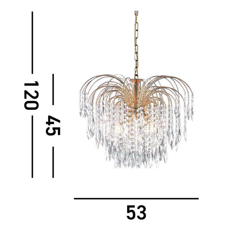 5 - Light Crystal Chandelier