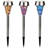 Sliver Low Voltage Solar Powered Integrated LED Metal Pathway Light Pack