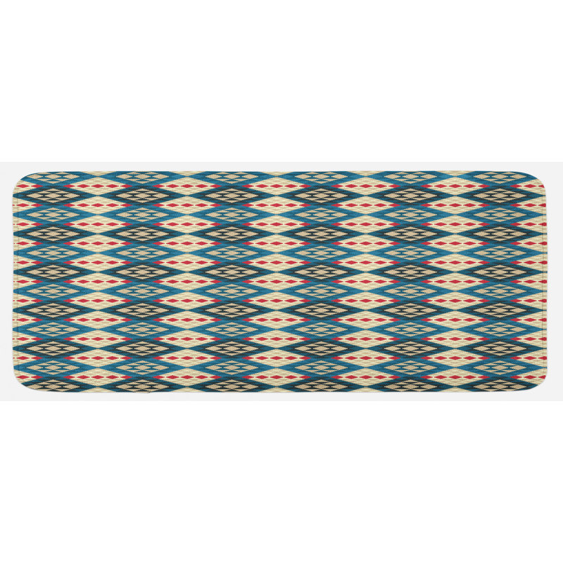 Rustic Polyester Kitchen Mat