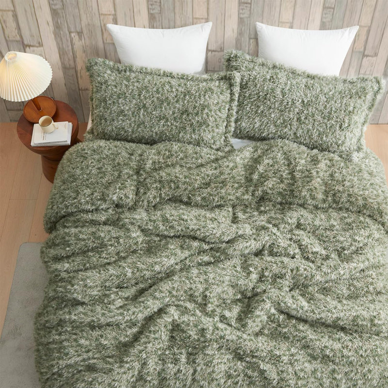 Coma Inducer Sir Yes Sir Comabt Green Oversized Comforter Set, Queen Comforter + 2 Standard Shams