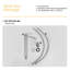 Robinet de lavabo de salle de bain 10,99 po Modern-122074372
