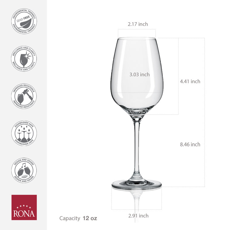 Verre à vin 12 oz. Verre à vin