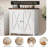 Sideboard Buffet Cabinet with Adjustable Shelf, Modern Farmhouse Kitchen Storage Cabinet-1465476830