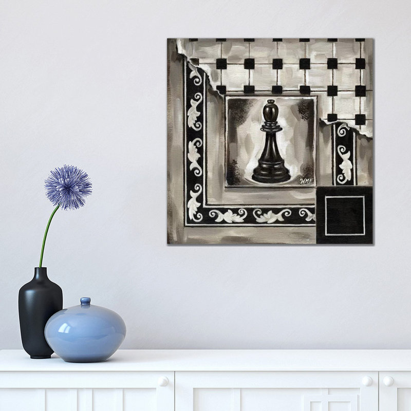 Chess II by Wendy Fields - Wrapped Canvas Print, 45.72 cm H x 45.72 cm W
