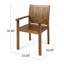 Chaise de salle à manger, ensemble de 2