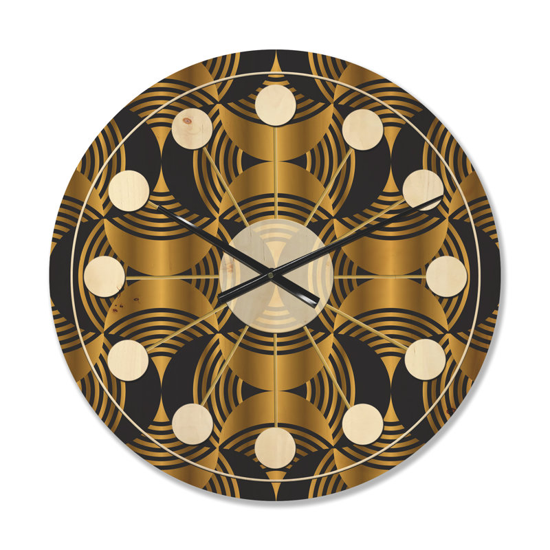 Horloge murale Art Deco, Moyenne