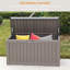 Boîte de rangement verrouillable en polypropylène (PP) 80 gallons Modern Depo-96965754