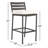 Beck Outdoor 29 " H Patio Stool with Sunbrella® Cushion